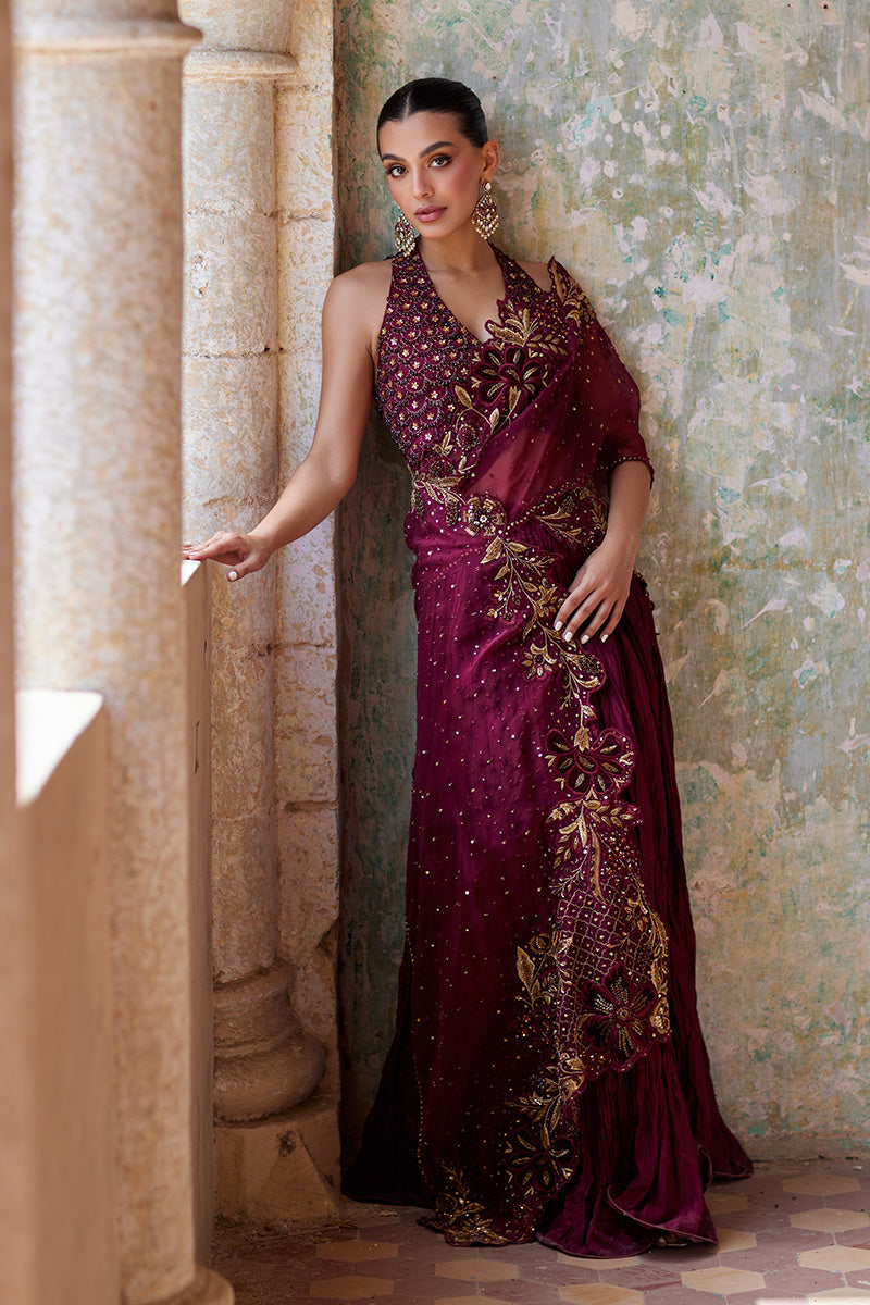 Mina Hassan | Formal Dholki Collection | Layla by Mina Hassan - Designer Dress - Type: Ladies Clothes - Available at Libayah - 100% Original