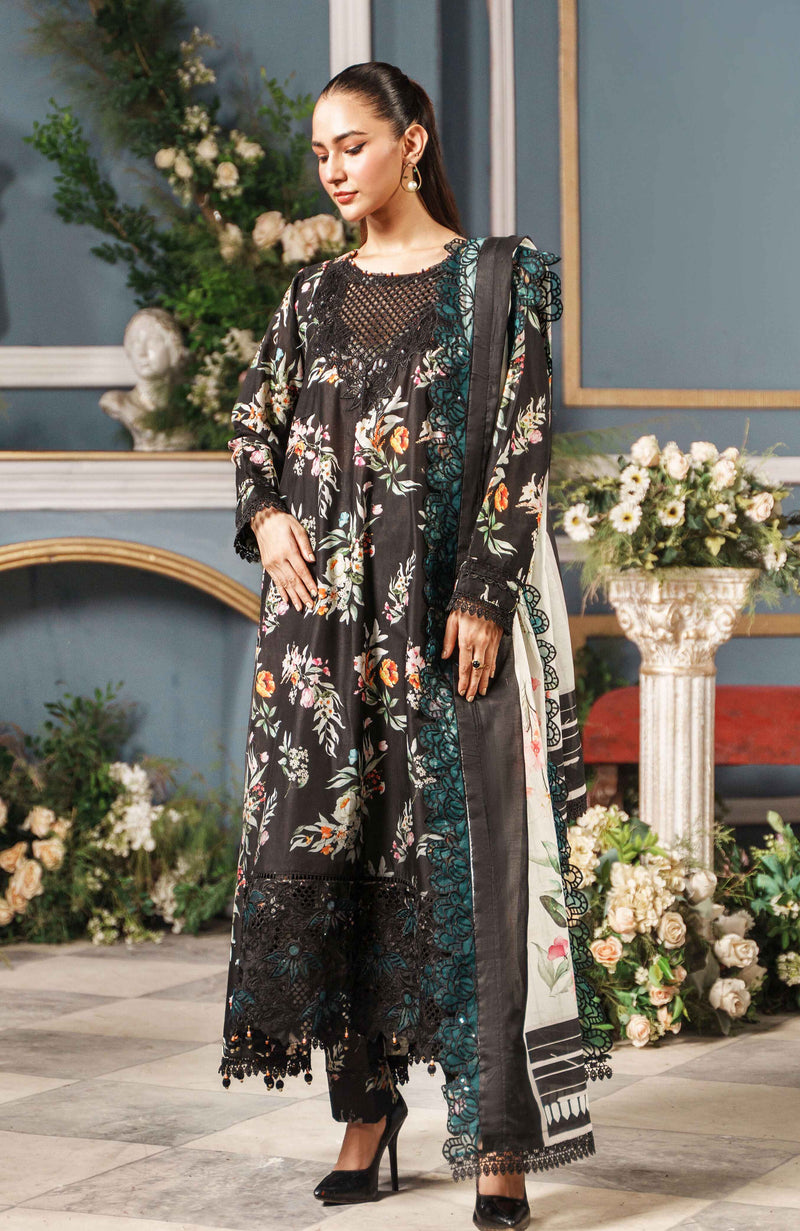 Al Zohaib | Printkari Cutwork Applique 24 | PCA-24-10 by Al Zohaib - Designer Dress - Type: Ladies Clothes - Available at Libayah - 100% Original