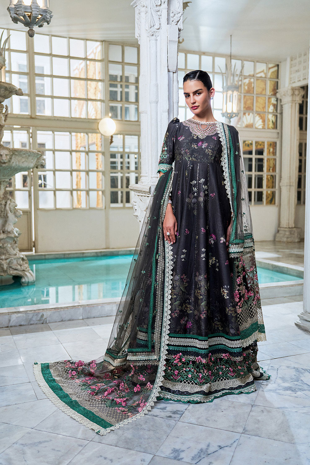 Sobia Nazir | Luxury Lawn Eid 26 | 10A by Sobia Nazir - Designer Dress - Type : Luxury Dress - Available at Libayah - 100% Original