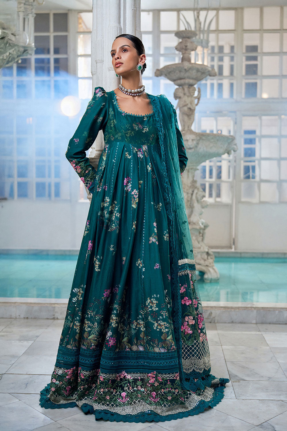 Sobia Nazir | Luxury Lawn Eid 26 | 10B by Sobia Nazir - Designer Dress - Type : Luxury Dress - Available at Libayah - 100% Original