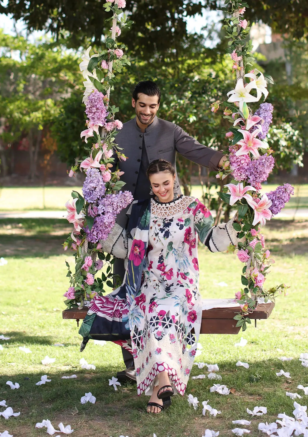 Elaf Premium | Prints Chikankari 24 | 01A LOVELIGHT by Elaf Premium - Designer Dress - Type: Ladies Clothes - Available at Libayah - 100% Original