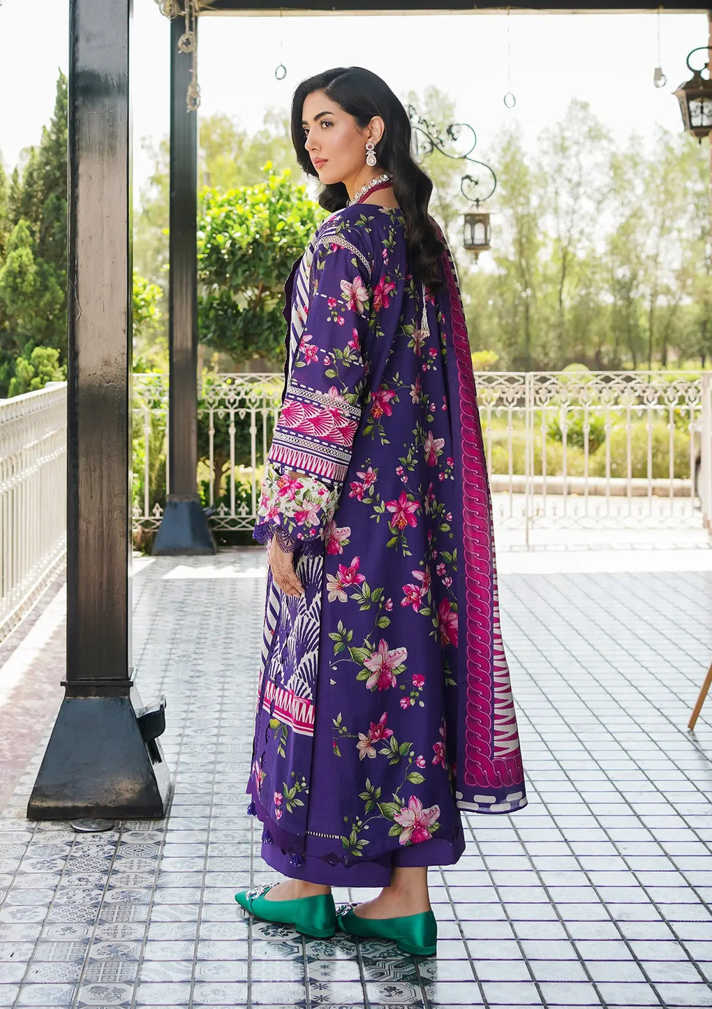 Elaf Premium | Printed Collection 24 | EEP-02B - Bloomie by Elaf Premium - Designer Dress - Type: Ladies Clothes - Available at Libayah - 100% Original