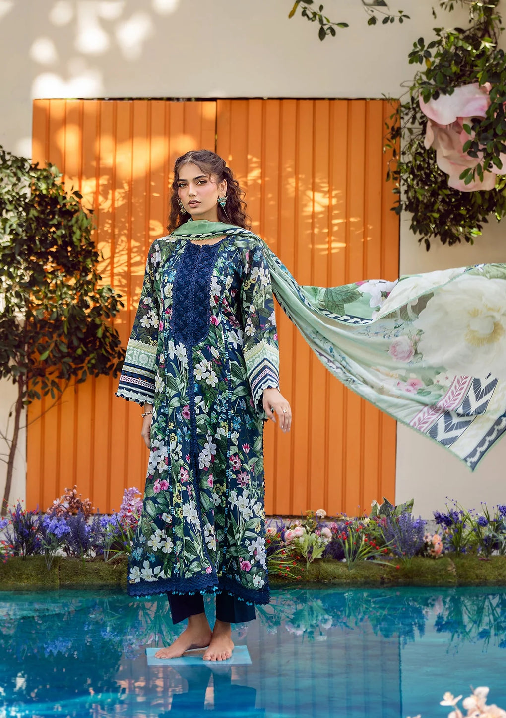 Elaf Premium | Prints 25 | EPS-1A MEADOW MUSE by Elaf Premium - Designer Dress - Type: Ladies Clothes - Available at Libayah - 100% Original