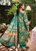 Elaf Premium | Printed Collection 24 | EEP-04B - Chic Teal by Elaf Premium - Designer Dress - Type: Ladies Clothes - Available at Libayah - 100% Original