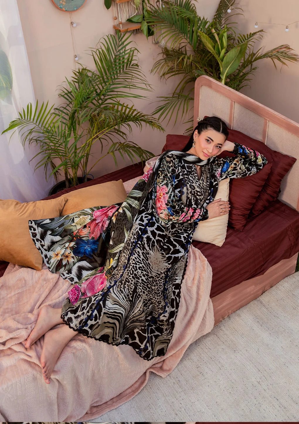 Elaf Premium | Prints 25 | EPS-4B NOIR ESSENCE by Elaf Premium - Designer Dress - Type: Ladies Clothes - Available at Libayah - 100% Original