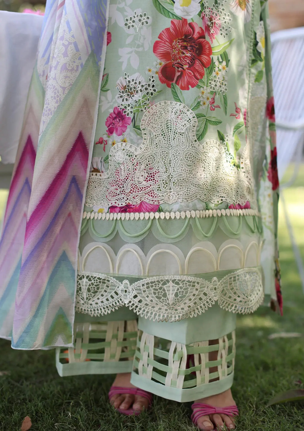 Elaf Premium | Prints Chikankari 24 | 06B OASIS by Elaf Premium - Designer Dress - Type: Ladies Clothes - Available at Libayah - 100% Original