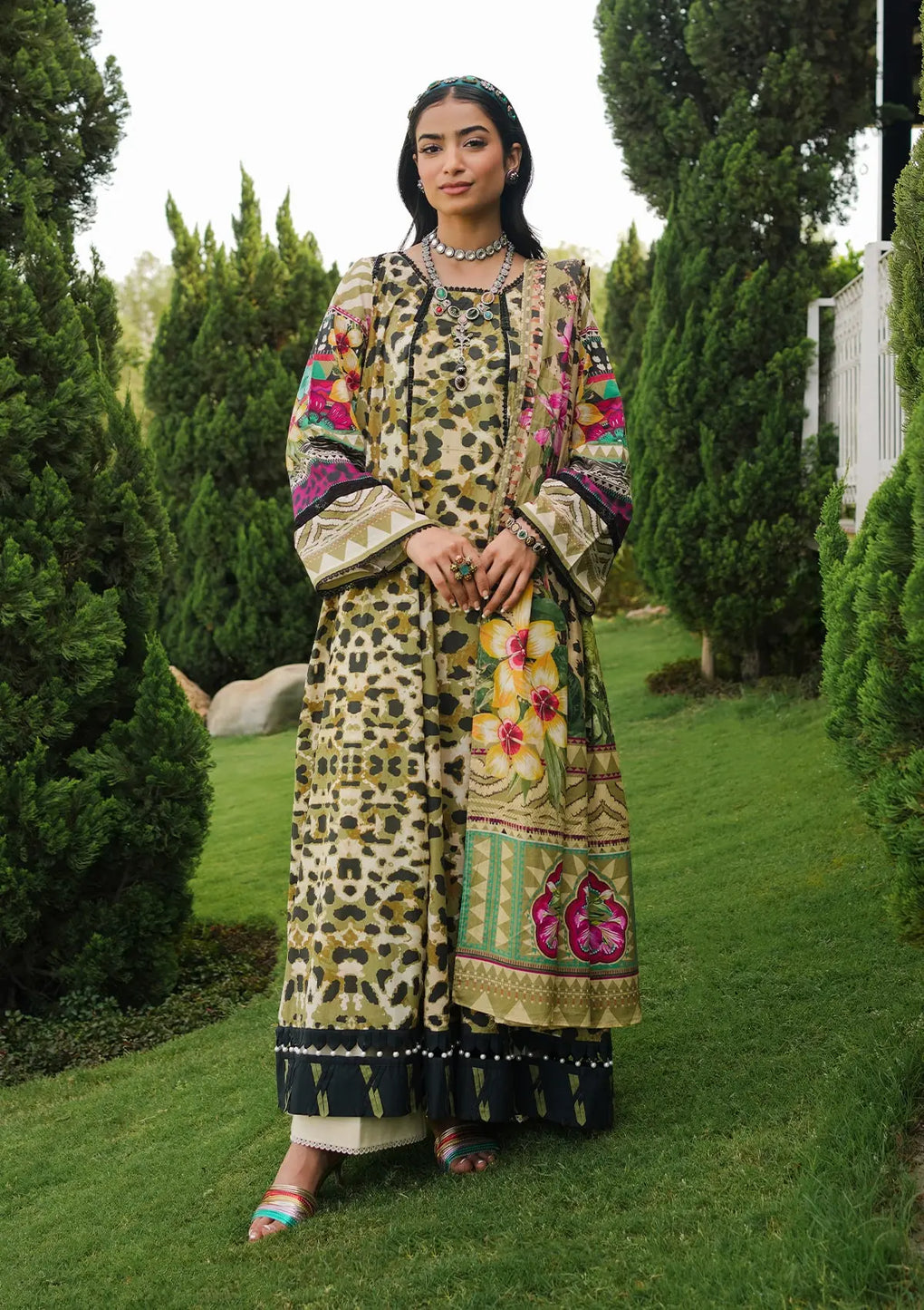 Elaf Premium | Printed Collection 24 | EEP-06B - Wonders by Elaf Premium - Designer Dress - Type: Ladies Clothes - Available at Libayah - 100% Original