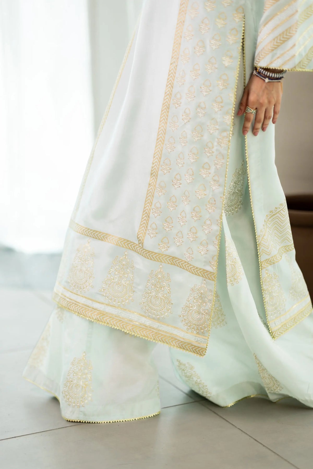 Afrozeh | Basic Pret 26 RTW | NACRE by Afrozeh - Designer Dress  - Type : Ladies Clothes - Available at Libayah - 100% Original 