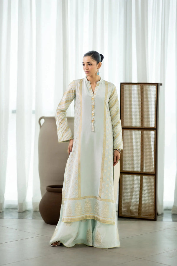 Afrozeh | Basic Pret 26 RTW | NACRE by Afrozeh - Designer Dress  - Type : Ladies Clothes - Available at Libayah - 100% Original 