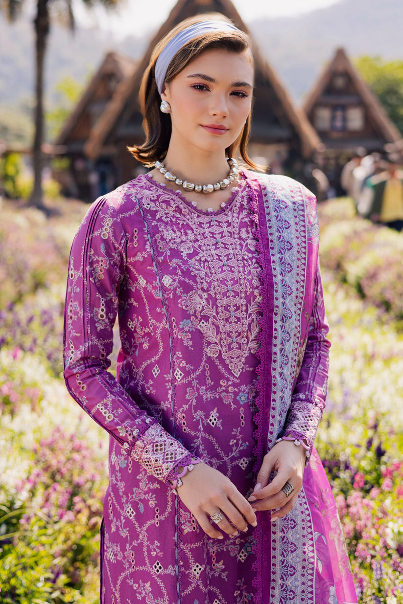 Aabyaan | Shezlin Chikankari Eid Edit 26 | ZARQAA (AV-11) by Aabyaan - Designer Dress  - Type : Ladies Clothes - Available at Libayah - 100% Original 