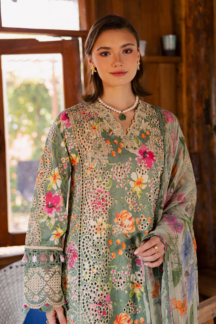 Aabyaan | Shezlin Chikankari Eid Edit 26 | AURA (AV-10) by Aabyaan - Designer Dress  - Type : Ladies Clothes - Available at Libayah - 100% Original 