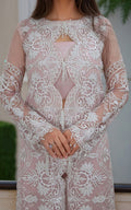 Threads and Motifs | Formal Dresses 25 | NET EMBROIDERED JACKET by Threads and Motifs - Designer Dress  - Type : Ladies Clothes - Available at Libayah - 100% Original 