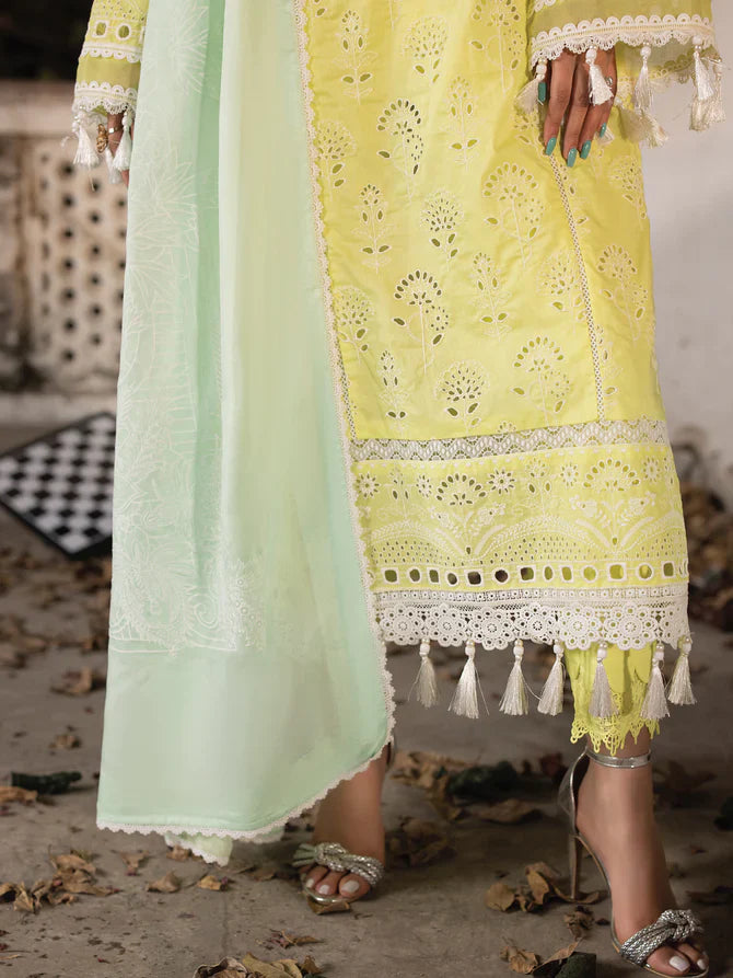 Faiza Faisal | Maya Luxury Lawn | Derya by Faiza Faisal - Designer Dress - Type: Ladies Clothes - Available at Libayah - 100% Original