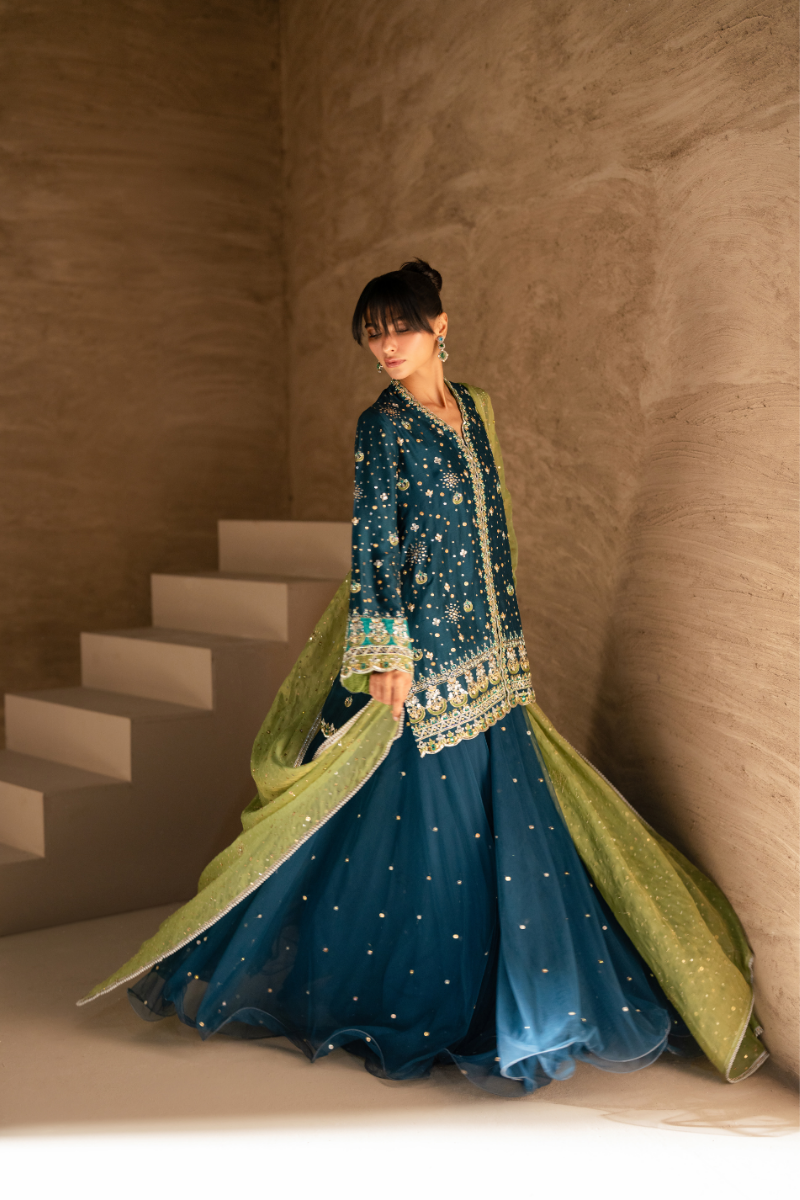 Sana Abbas | Zalea Formals | MEHR by Sana Abbas - Designer Dress  - Type : Ladies Clothes - Available at Libayah - 100% Original 