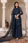 Alizeh | Ready to wear | Navy Blue 3 piece - RTW1012 by Alizeh - Designer Dress  - Type : Ladies Clothes - Available at Libayah - 100% Original 