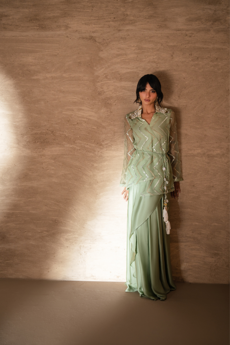 Sana Abbas | Zalea Formals | RENEEV by Sana Abbas - Designer Dress  - Type : Ladies Clothes - Available at Libayah - 100% Original 