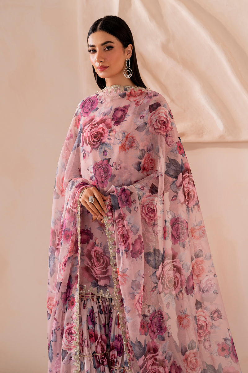 Baroque | Formal Collection | CHIFFON UF-708 by Baroque - Designer Dress - Type: Ladies Clothes - Available at Libayah - 100% Original