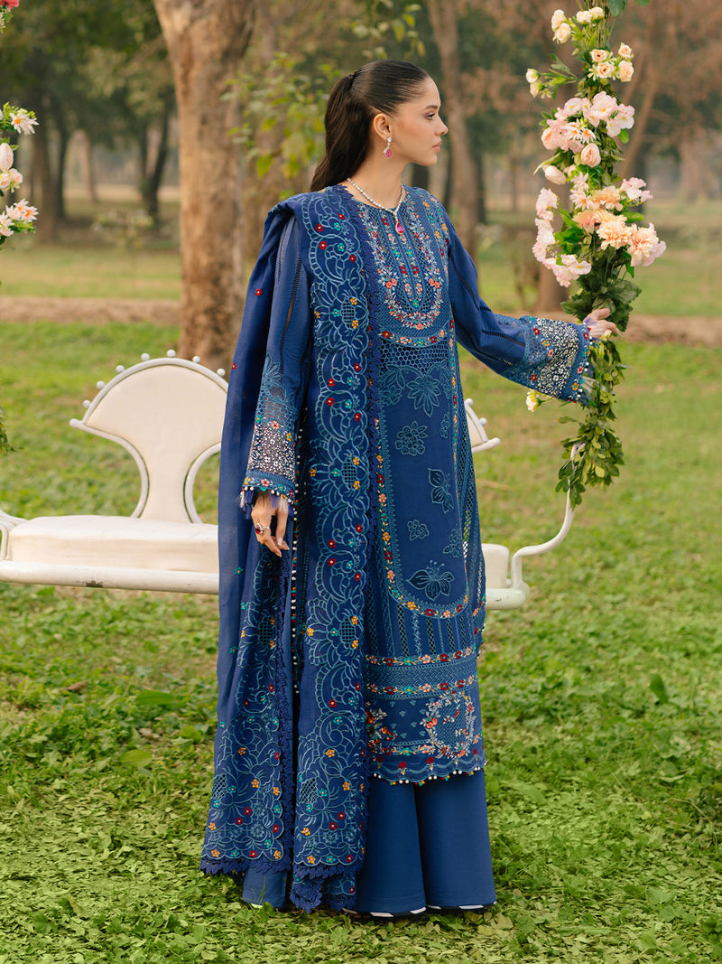 Bin Ilyas | Freesia Embroidered Lawn 25 | 102 - B by Bin Ilyas - Designer Dress - Type: Ladies Clothes - Available at Libayah - 100% Original