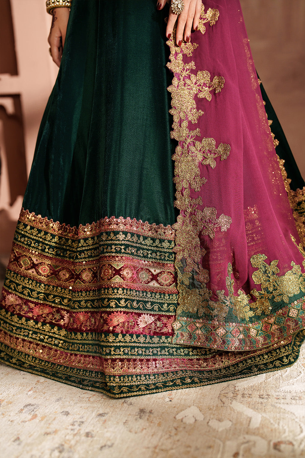 Iznik | Velvet 25 | IV-65 Embroidered Velvet by Iznik - Designer Dress - Type : Ladies Clothes - Available at Libayah - 100% Original 