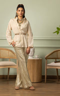 Threads and Motifs | Formal Dresses 25 | EMBROIDERED TOP WITH TUBE AND SEQUINS TROUSER by Threads and Motifs - Designer Dress  - Type : Ladies Clothes - Available at Libayah - 100% Original 