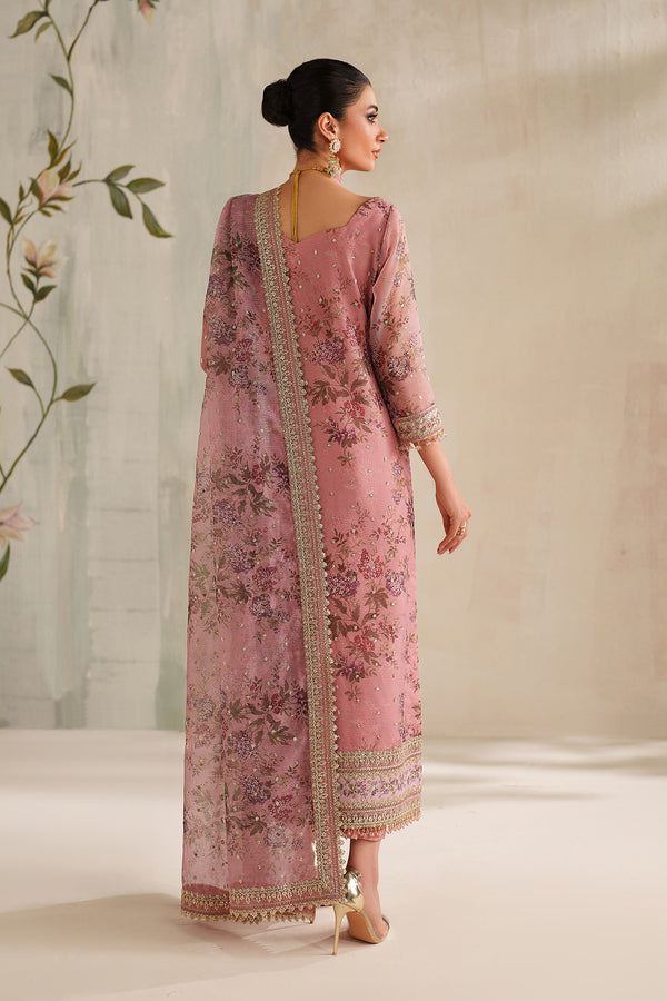 Baroque | Formals Collection | EMBROIDERED COTTON NET UF-4374 by Baroque - Designer Dress  - Type : Ladies Clothes - Available at Libayah - 100% Original 