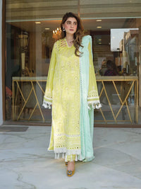 Faiza Faisal | Maya Luxury Lawn | Derya by Faiza Faisal - Designer Dress - Type: Ladies Clothes - Available at Libayah - 100% Original