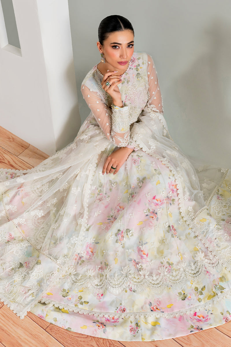 Baroque | Formal Collection | NET UF-686 by Baroque - Designer Dress - Type: Ladies Clothes - Available at Libayah - 100% Original