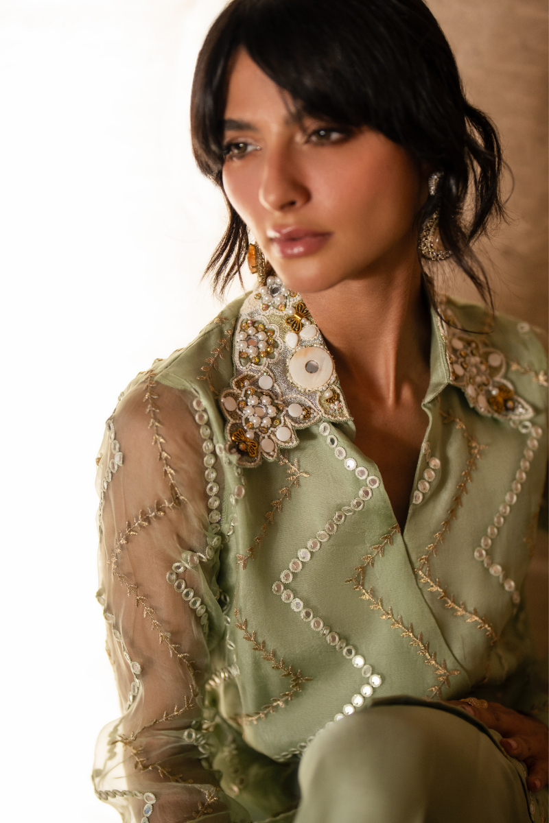 Sana Abbas | Zalea Formals | RENEEV by Sana Abbas - Designer Dress  - Type : Ladies Clothes - Available at Libayah - 100% Original 