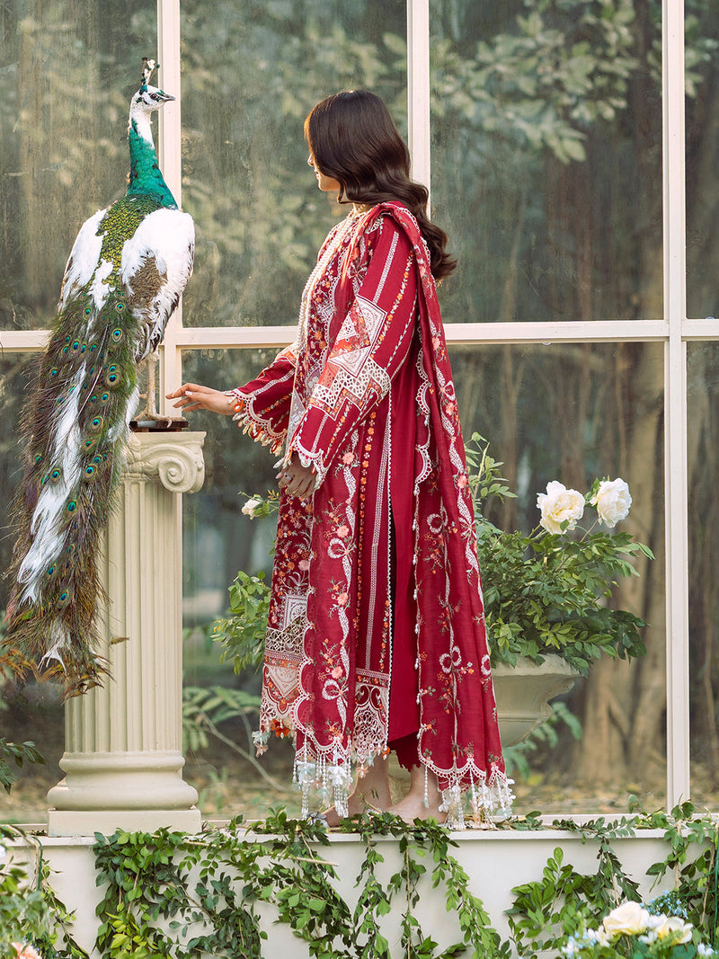 Bin Ilyas | Freesia Embroidered Lawn 25 | 103 - A by Bin Ilyas - Designer Dress - Type: Ladies Clothes - Available at Libayah - 100% Original