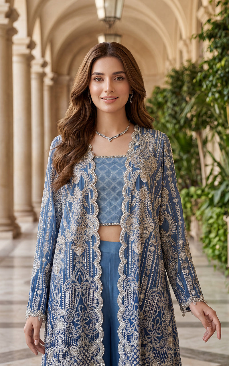 Threads and Motifs | Formal Outfits | 10610 by Threads and Motifs - Designer Dress  - Type : Ladies Clothes - Available at Libayah - 100% Original 