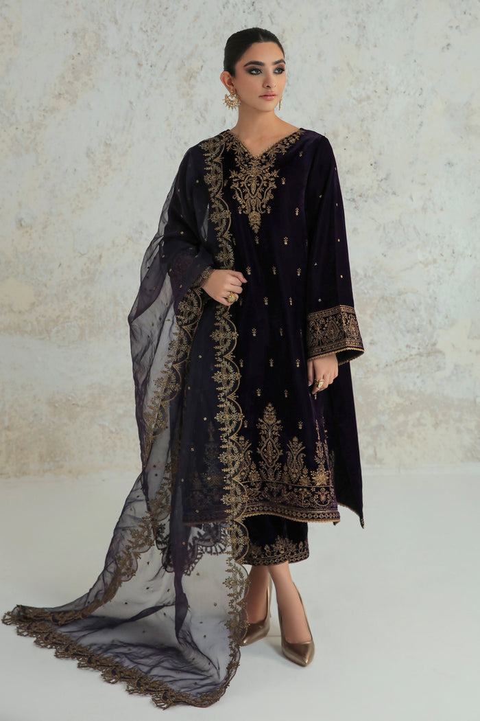 Baroque | Velvet 25 | UF-239 by Baroque - Designer Dress  - Type : Ladies Clothes - Available at Libayah - 100% Original 
