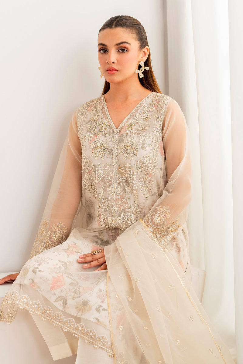 Baroque | Formal Collection | ORGANZA UF-699 by Baroque - Designer Dress - Type: Ladies Clothes - Available at Libayah - 100% Original