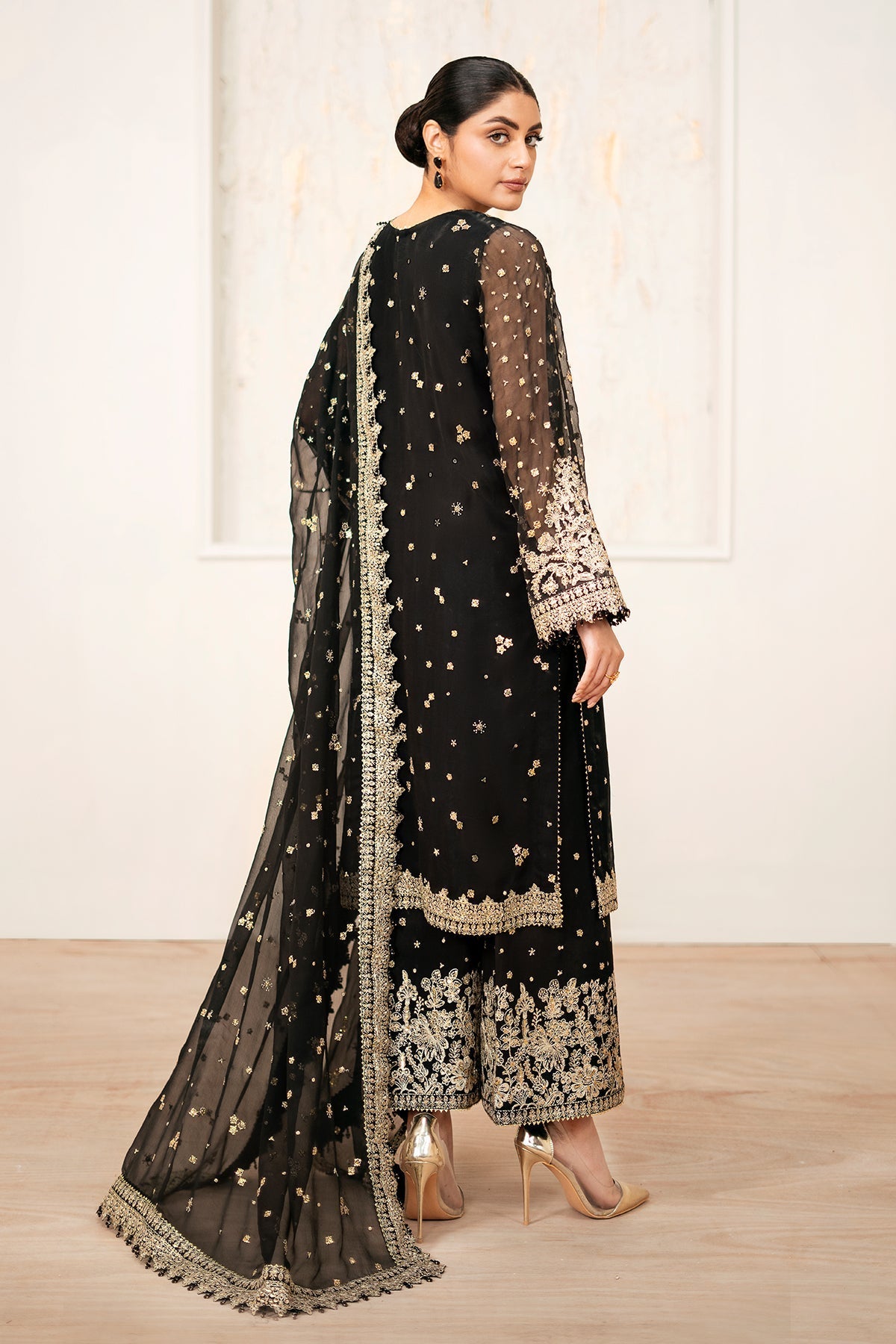 Baroque | Formal Collection |UF-4038 by Baroque - Designer Dress  - Type : Ladies Clothes - Available at Libayah - 100% Original 