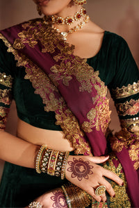 Iznik | Velvet 25 | IV-65 Embroidered Velvet by Iznik - Designer Dress - Type : Ladies Clothes - Available at Libayah - 100% Original 