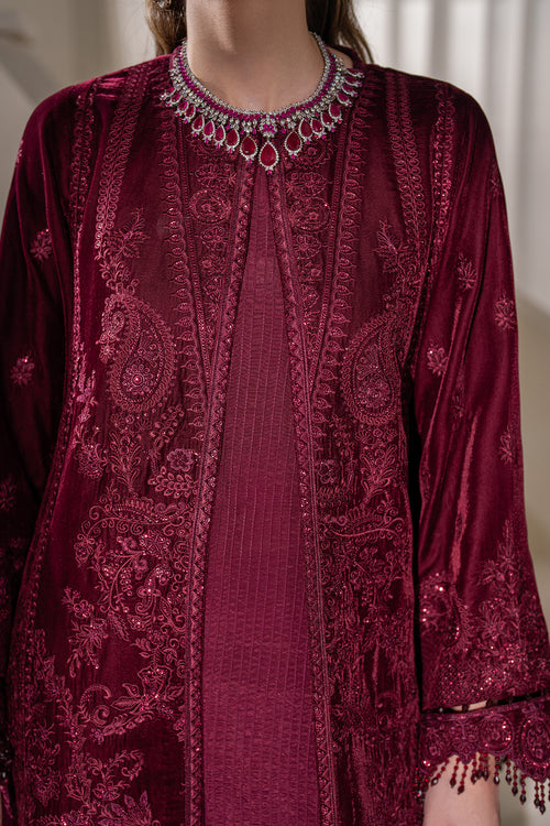 Baroque | Velvet 25 | UF-758 by Baroque - Designer Dress  - Type : Ladies Clothes - Available at Libayah - 100% Original 