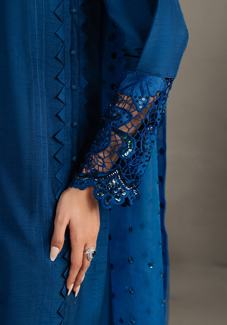 Zarqash | Silk Edit | ZQS 016 CARINA by Zarqash - Designer Dress - Type: Ladies Clothes - Available at Libayah - 100% Original