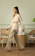 Threads and Motifs | Formal Dresses 25 | EMBROIDERED TOP WITH TUBE AND SEQUINS TROUSER by Threads and Motifs - Designer Dress  - Type : Ladies Clothes - Available at Libayah - 100% Original 