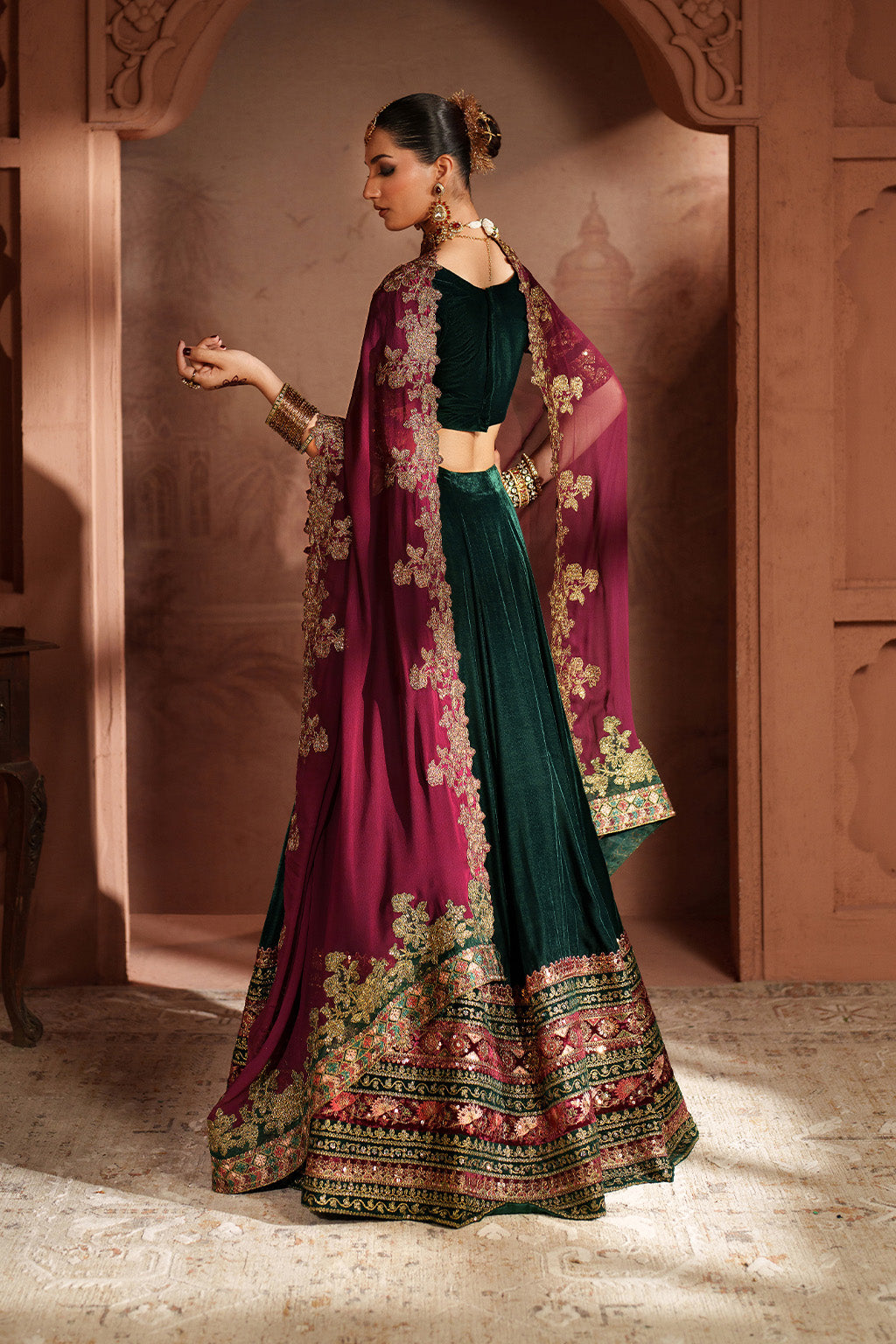 Iznik | Velvet 25 | IV-65 Embroidered Velvet by Iznik - Designer Dress - Type : Ladies Clothes - Available at Libayah - 100% Original 