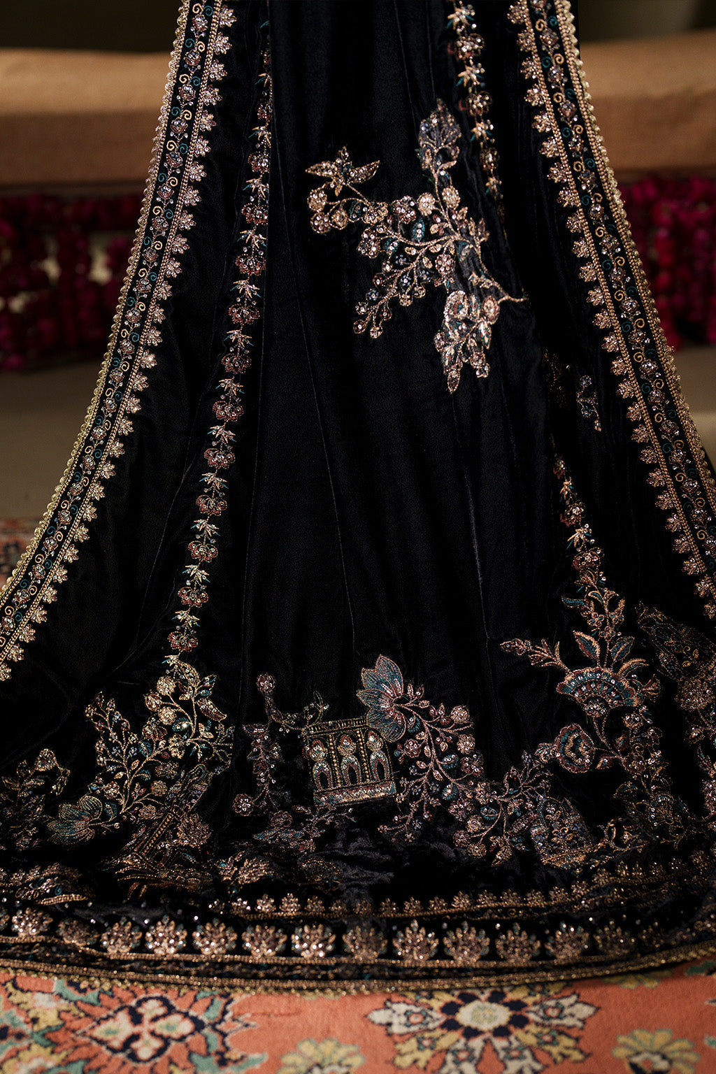 Iznik | Velvet 25 | IV-72 Embroidered Velvet by Iznik - Designer Dress - Type : Ladies Clothes - Available at Libayah - 100% Original 