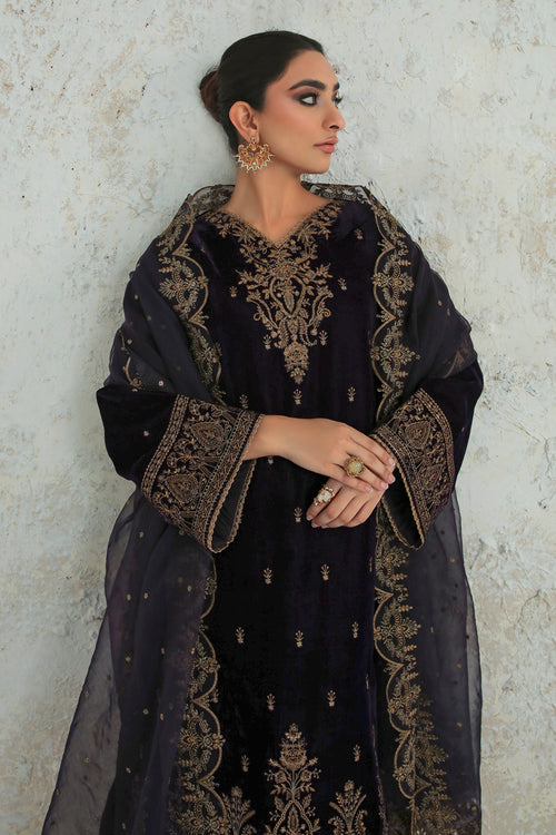 Baroque | Velvet 25 | UF-239 by Baroque - Designer Dress  - Type : Ladies Clothes - Available at Libayah - 100% Original 