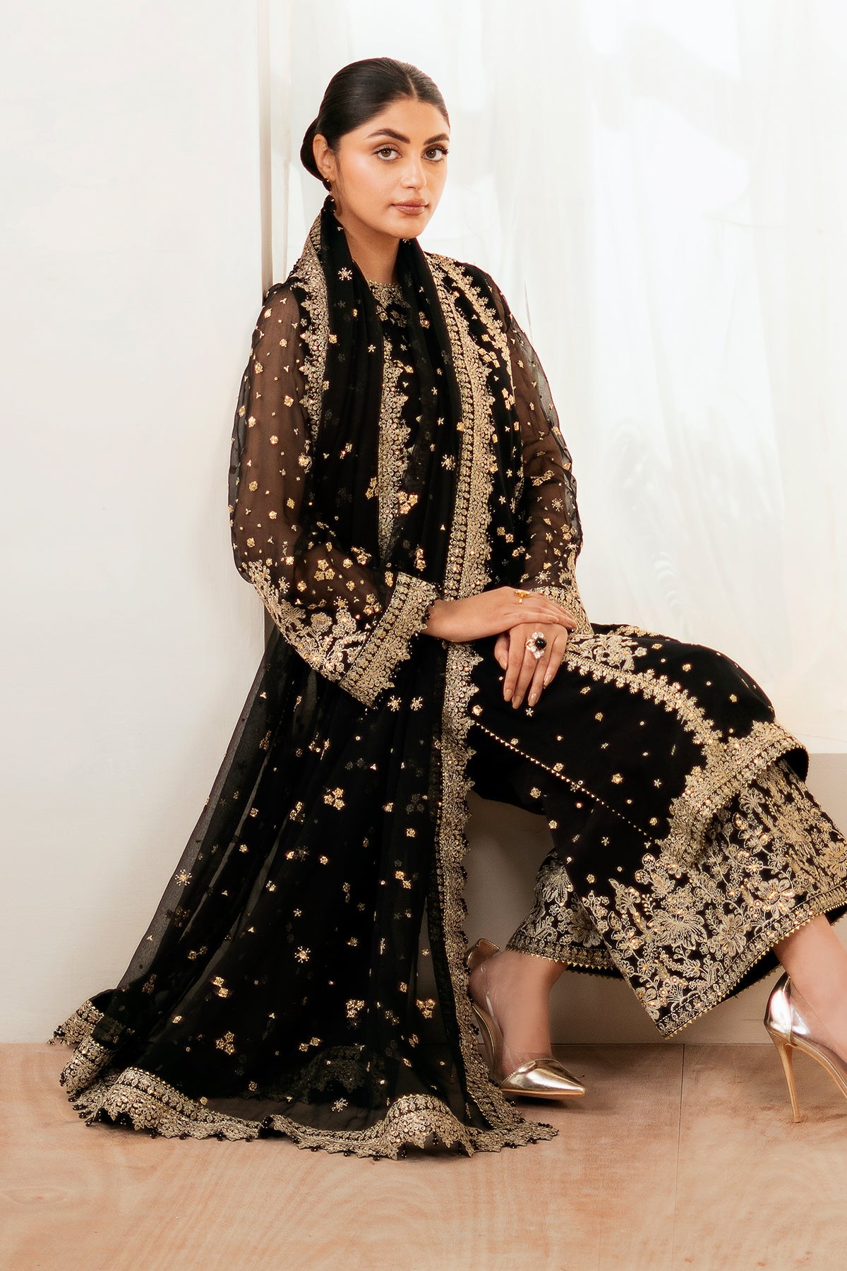 Baroque | Formal Collection |UF-4038 by Baroque - Designer Dress  - Type : Ladies Clothes - Available at Libayah - 100% Original 