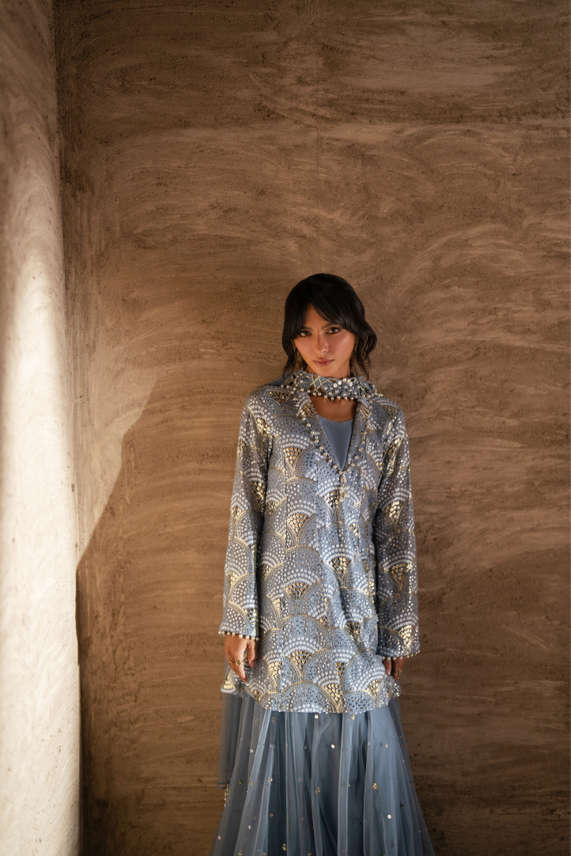Sana Abbas | Zalea Formals | NYSA by Sana Abbas - Designer Dress  - Type : Ladies Clothes - Available at Libayah - 100% Original 