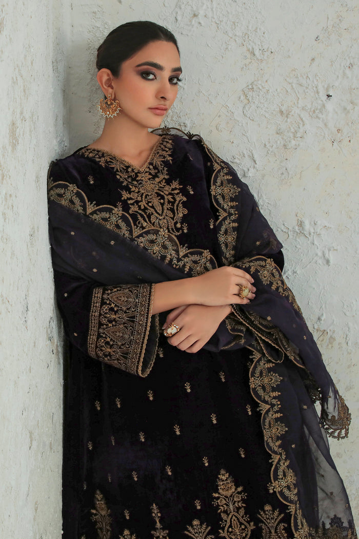Baroque | Velvet 25 | UF-239 by Baroque - Designer Dress  - Type : Ladies Clothes - Available at Libayah - 100% Original 