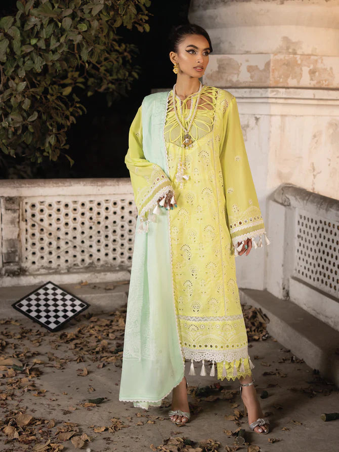 Faiza Faisal | Maya Luxury Lawn | Derya by Faiza Faisal - Designer Dress - Type: Ladies Clothes - Available at Libayah - 100% Original