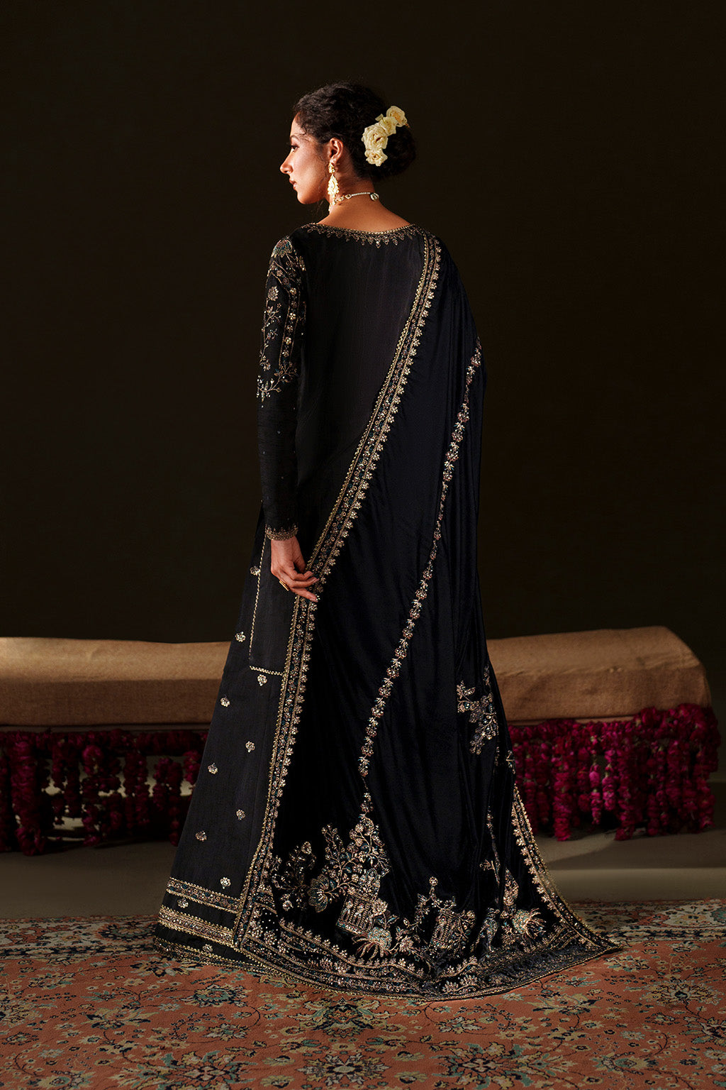 Iznik | Velvet 25 | IV-72 Embroidered Velvet by Iznik - Designer Dress - Type : Ladies Clothes - Available at Libayah - 100% Original 