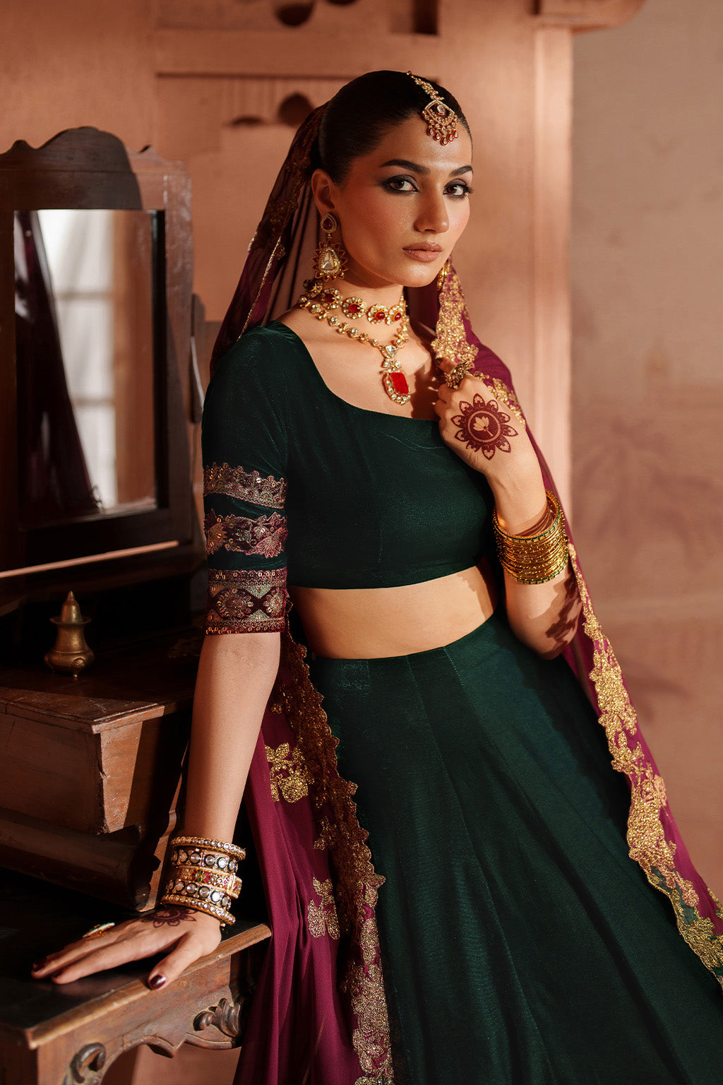 Iznik | Velvet 25 | IV-65 Embroidered Velvet by Iznik - Designer Dress - Type : Ladies Clothes - Available at Libayah - 100% Original 
