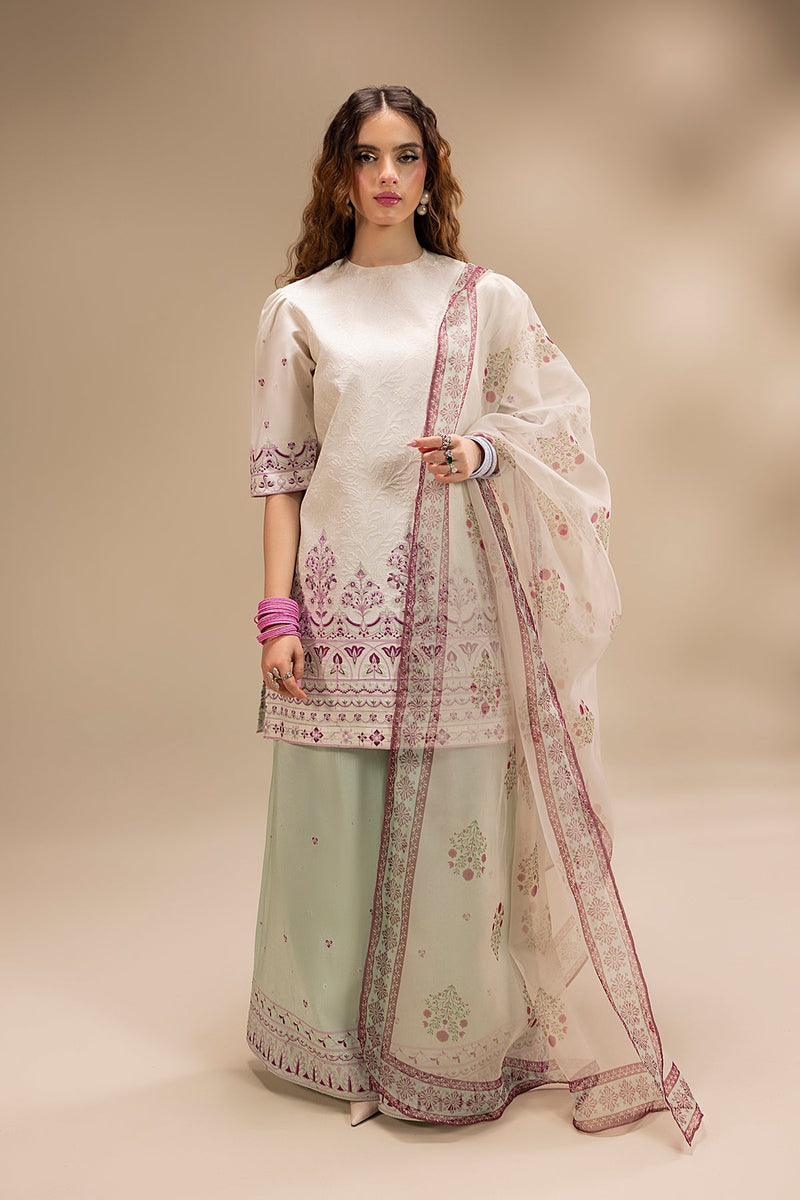 Erum Khan | Lillia Summer Edit | Pearl Blush by Erum Khan - Designer Dress - Type: Ladies Clothes - Available at Libayah - 100% Original