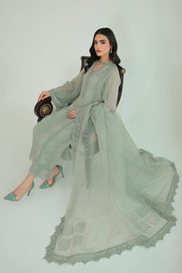 Baroque | Formals Collection | EMBROIDERED CHIFFON UF-234 by Baroque - Designer Dress  - Type : Ladies Clothes - Available at Libayah - 100% Original 