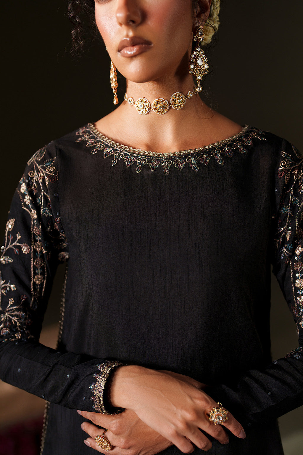 Iznik | Velvet 25 | IV-72 Embroidered Velvet by Iznik - Designer Dress - Type : Ladies Clothes - Available at Libayah - 100% Original 