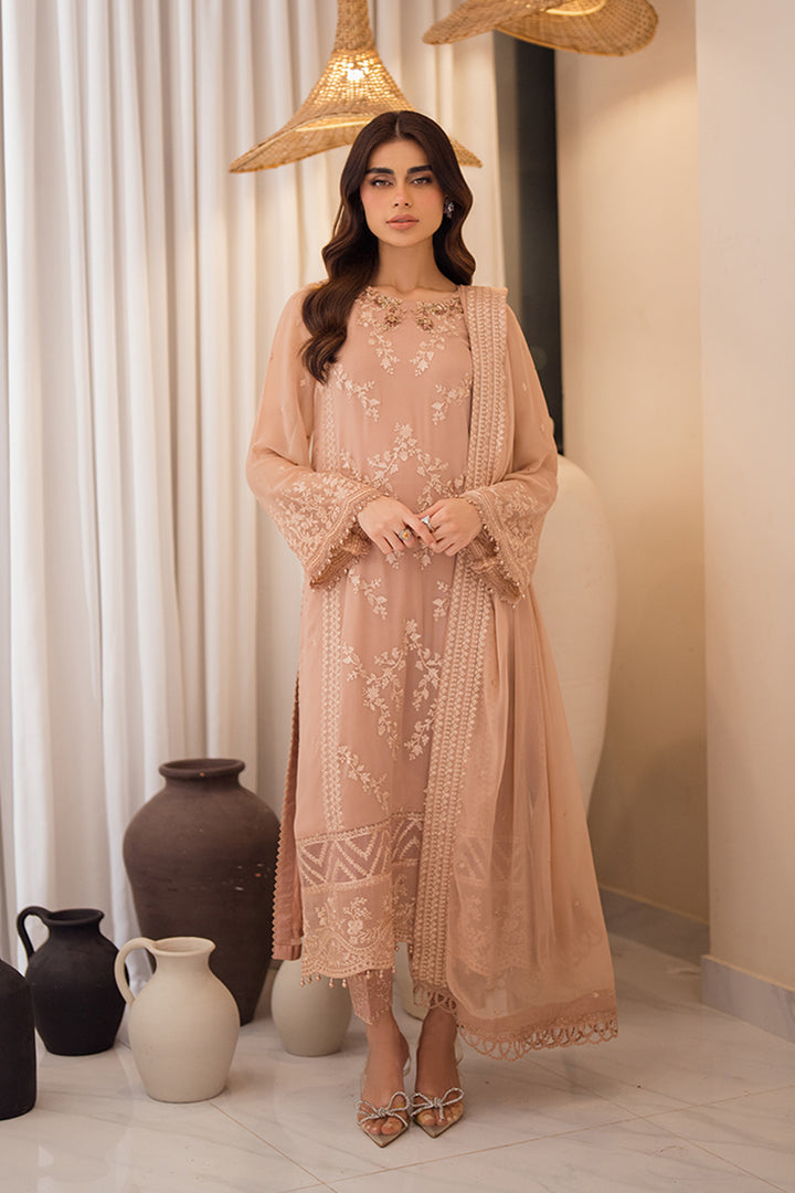 Azure | Ensembles Embroidered Formals | Beige Bliss by Azure - Designer Dress - Type: Ladies Clothes - Available at Libayah - 100% Original
